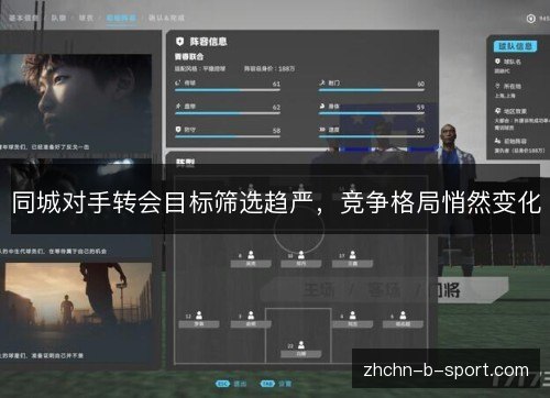 同城对手转会目标筛选趋严，竞争格局悄然变化